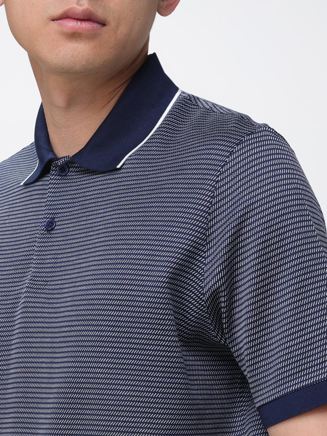 Polo Shirt Men color Blue
