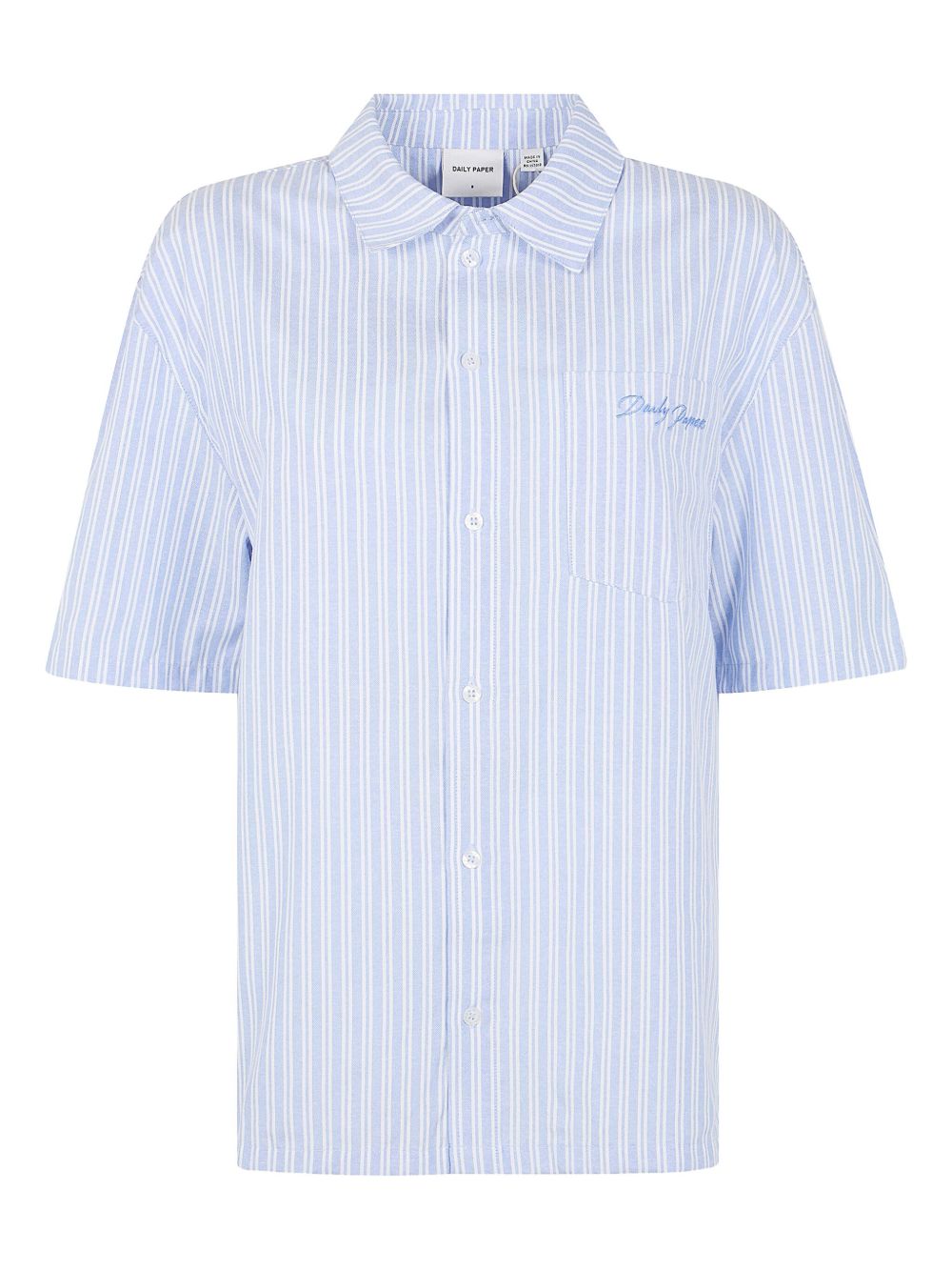 Striped cotton shirt - Blue