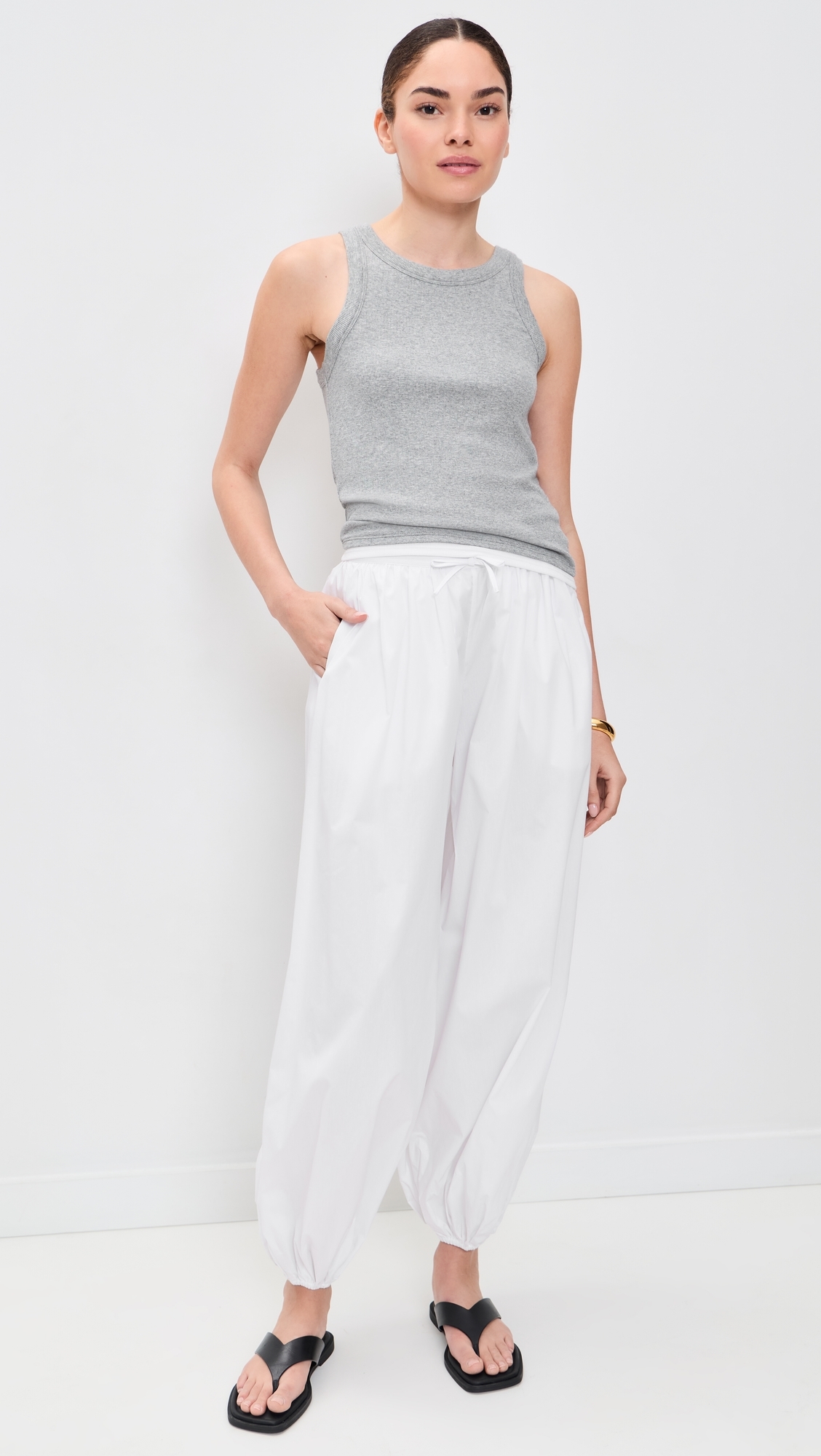 Melinda Balloon Pants White