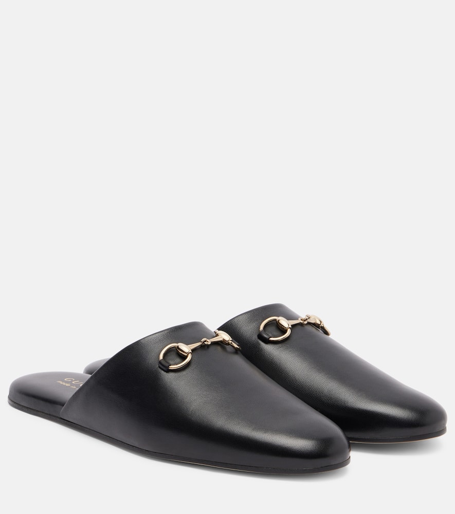 Annette Horsebit leather mules
