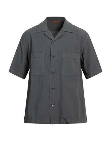 Man Shirt Grey Size 36 Cotton