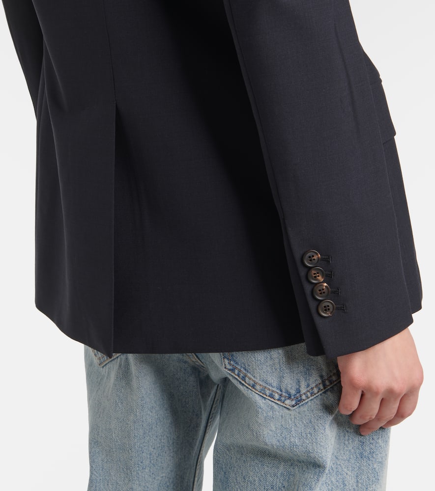 Wool-blend blazer