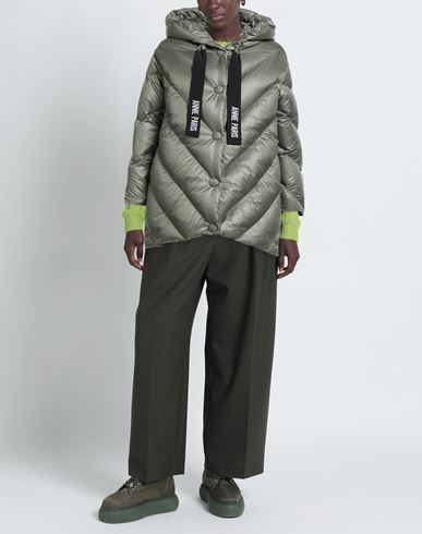 Woman Puffer Sage green Size 4 Polyamide