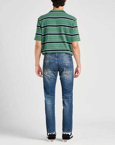 Man Jeans Blue Size 32 Cotton, Elastane