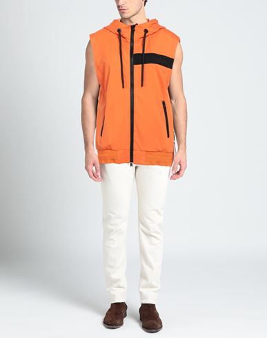Afterlabel Man Jacket Orange Size L Viscose, Polyamide, Elastane