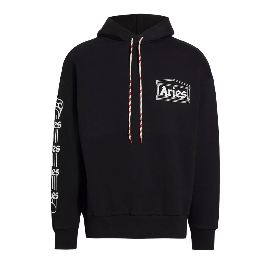 Column Cotton Hoodie