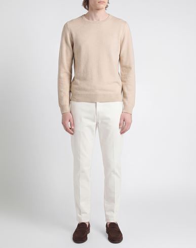 Man Sweater Beige Size 38 Cashmere