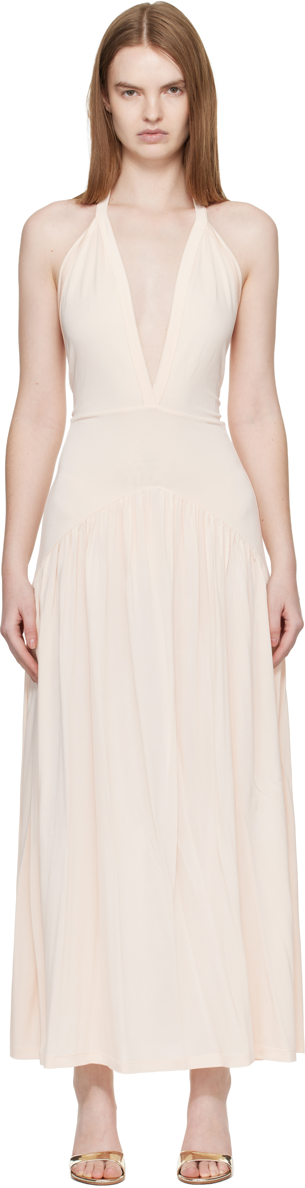 Off White Ola Midi Dress