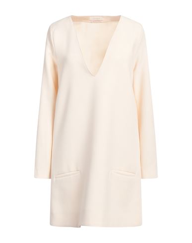 Woman Mini dress Ivory Size 00 Recycled polyester, Polyester, Viscose, Elastane