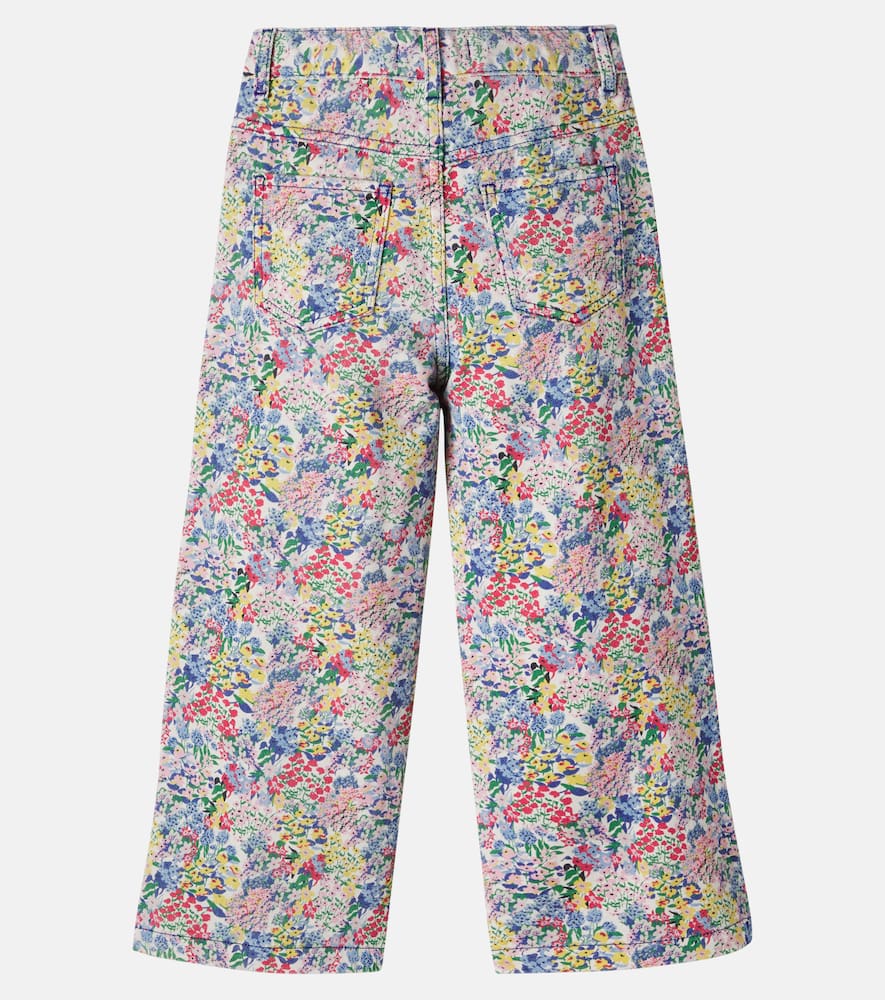 Floral jeans