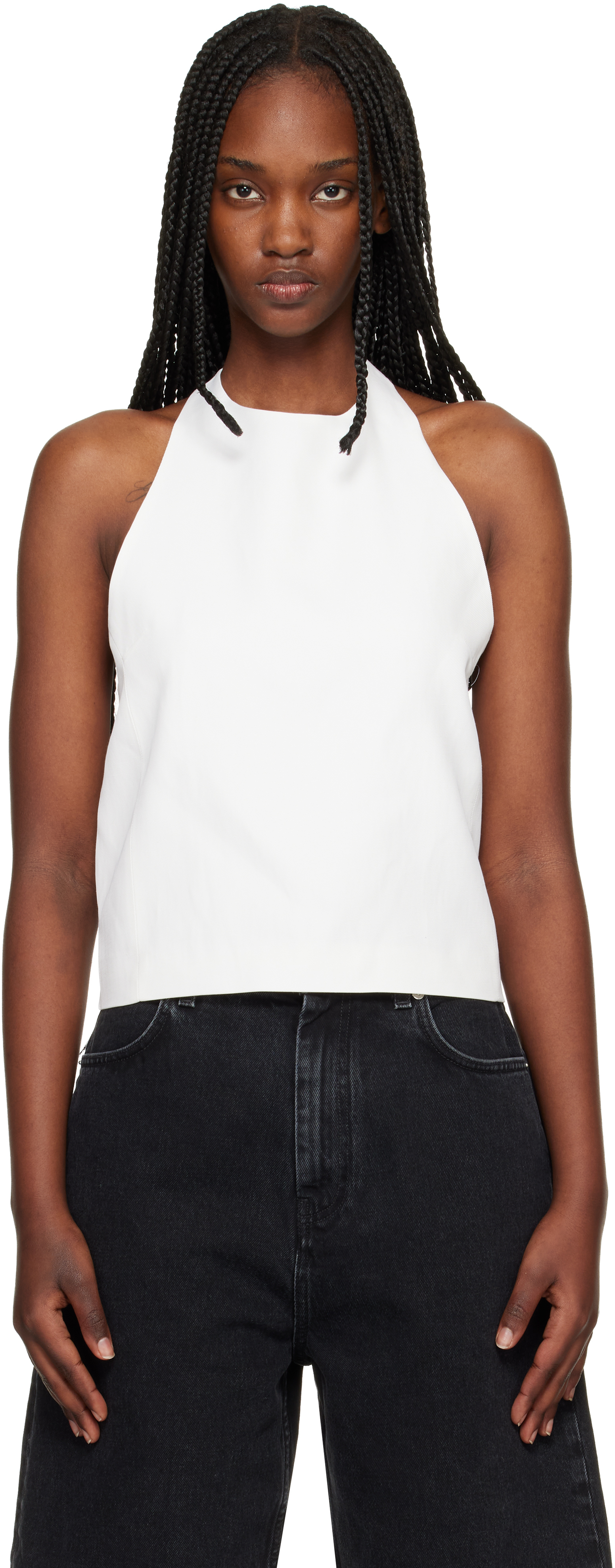 White Sami Halter Blouse