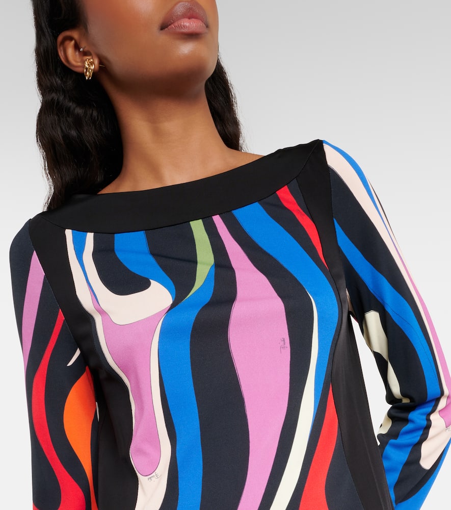 Marmo printed shift dress