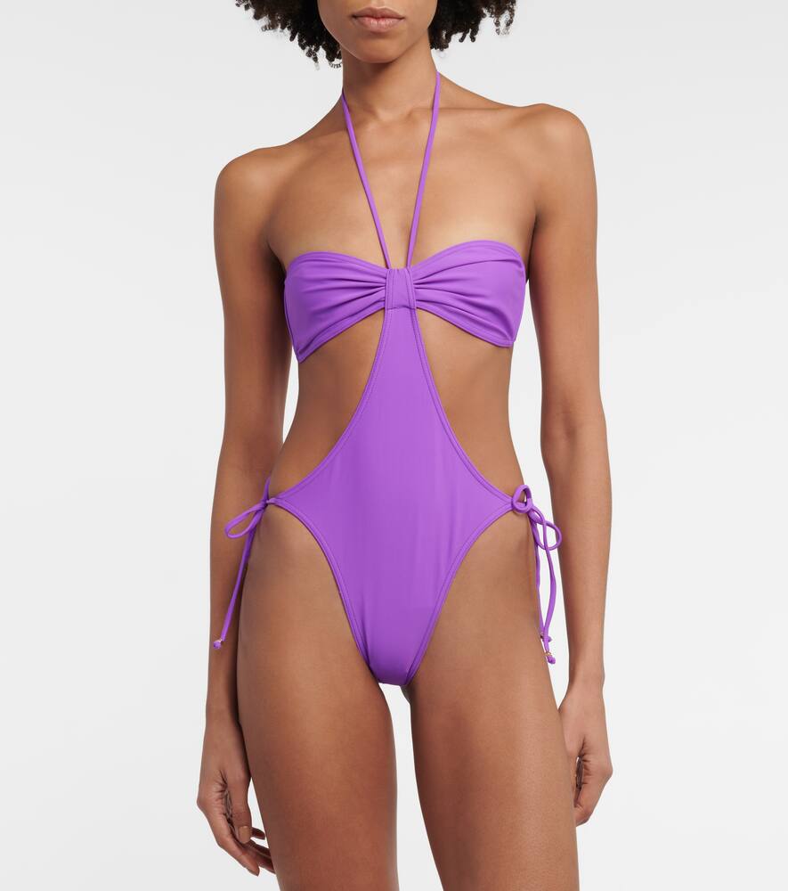 Jade cut-out swimsuit