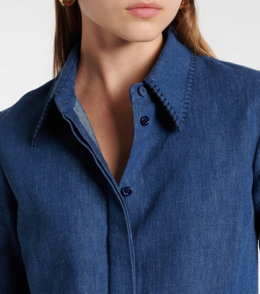 Cruz cotton and linen shirt
