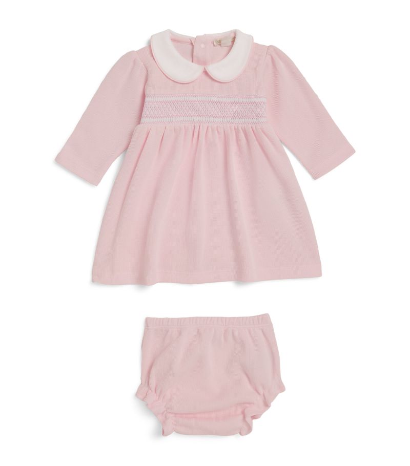 Cotton Smocked Top And Briefs Set (0-9 Months)