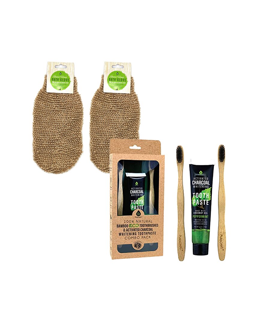 Pursonic Unisex Eco-Friendly Bath & Oral Care Bundle