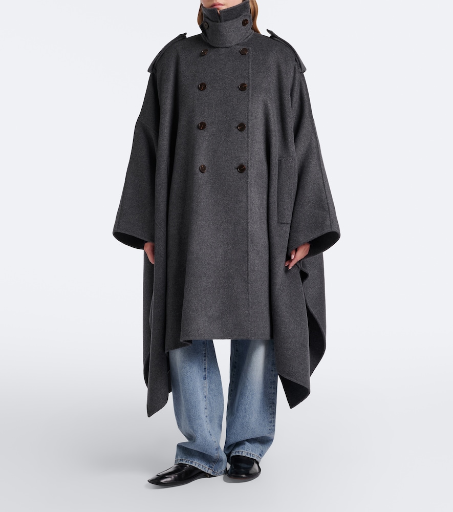 Róhe Wool and cashmere cape