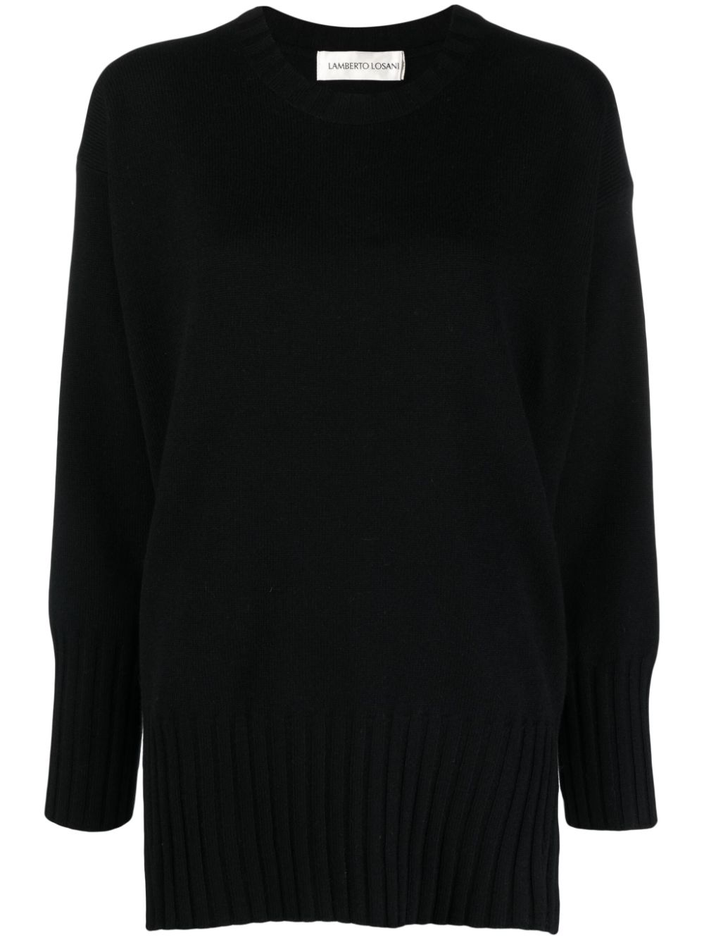 Ribbed-knit sweater - Blue
