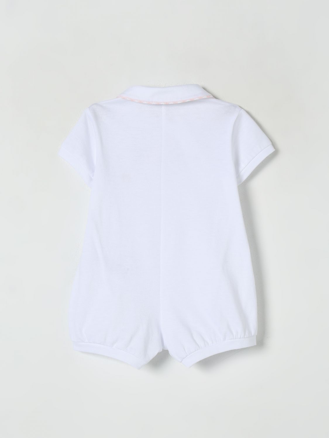 Bear-motif romper - Blue