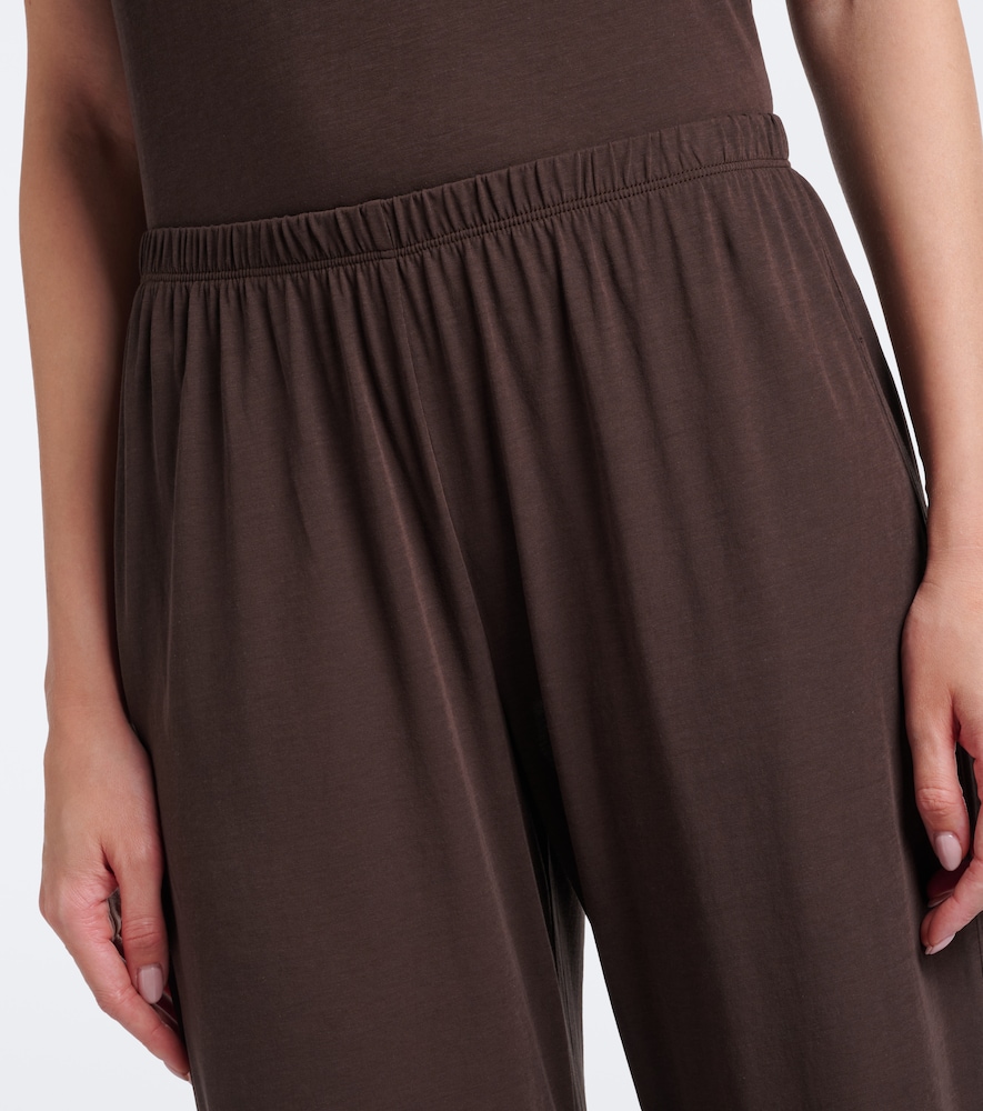 Milo cropped cotton wide-leg pants