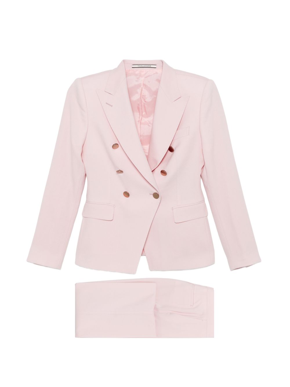 Wool double-breasted suit