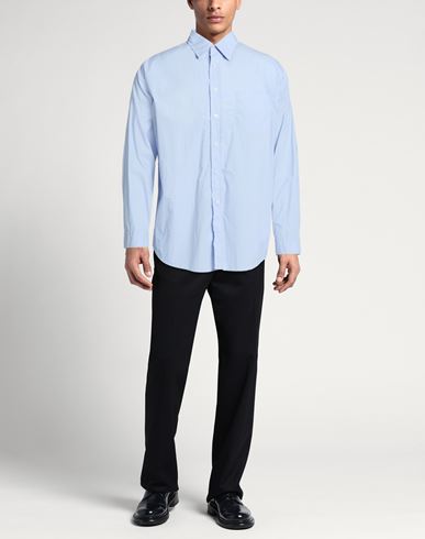Man Shirt Sky blue Size XL Cotton