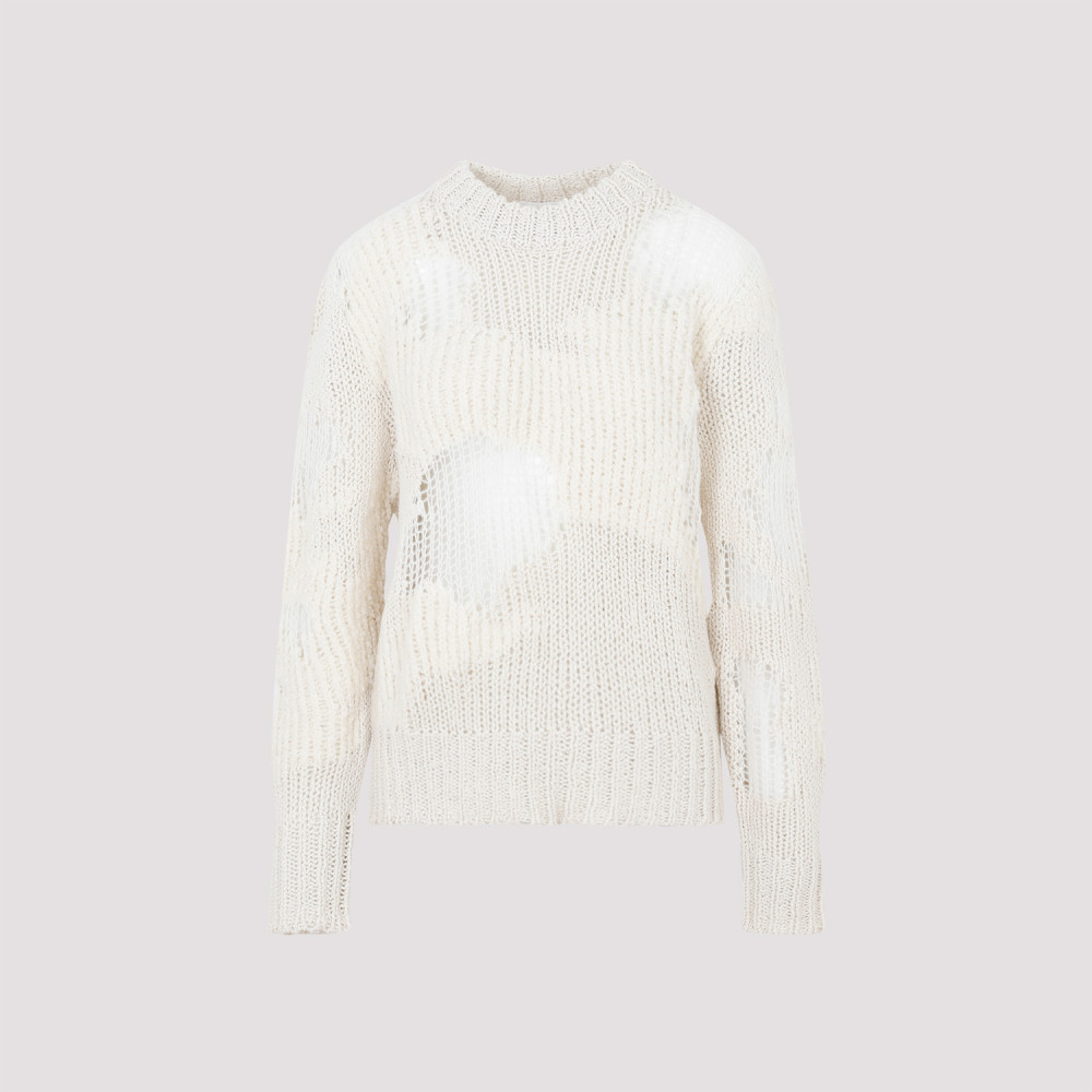 Off-White Silk Sweater