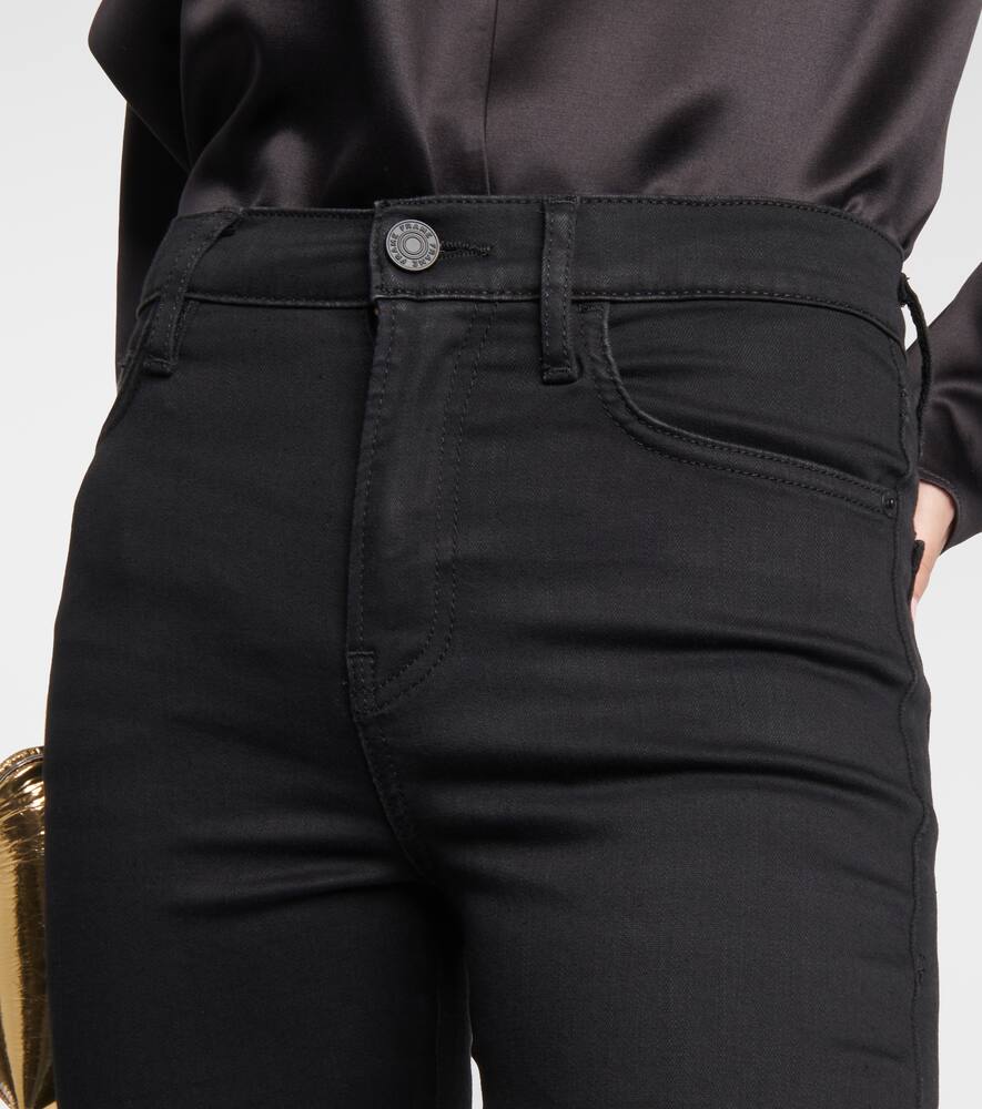 Frame Le High Straight cropped straight jeans