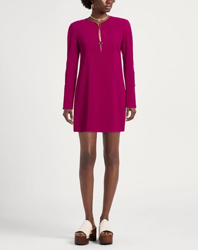 Woman Mini dress Mauve Size 2 Polyester, Elastane