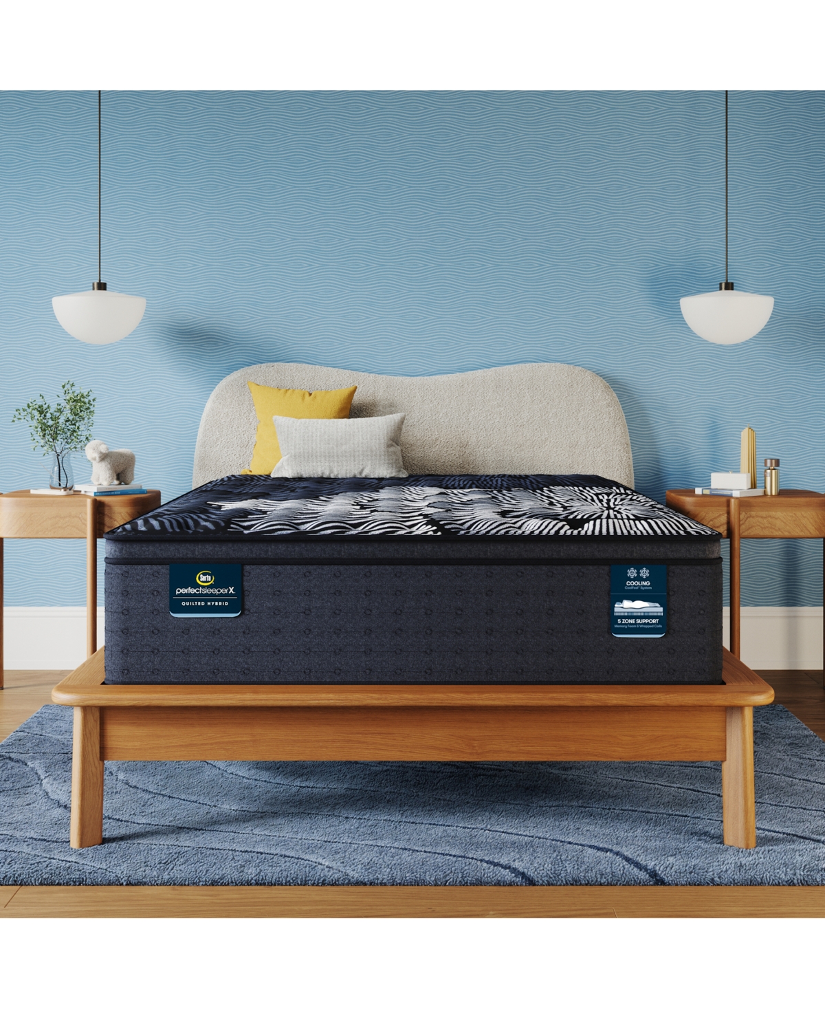 "Perfect Sleeper X Max Firm Pillow Top 15.25"" Quilted Hybrid Mattress - Queen"