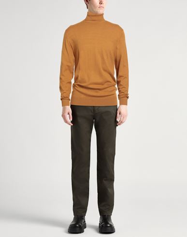 Man Turtleneck Marigold Size 3XL Wool, Cotton, Viscose, Polyamide, Cashmere