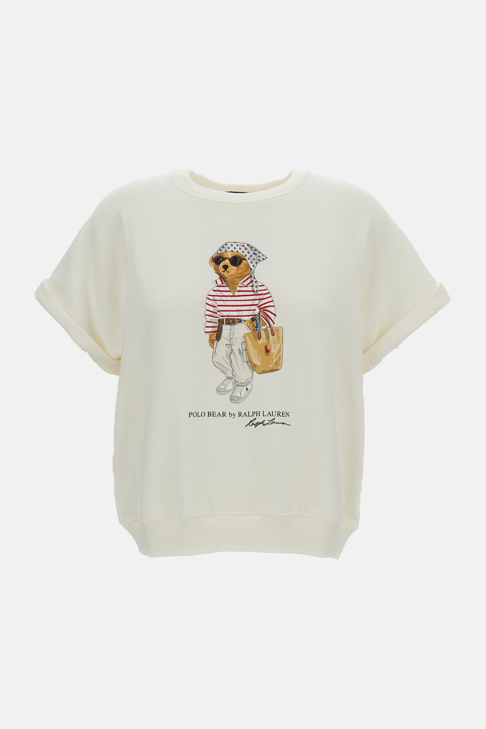 T-Shirts And Polos White Poliestere - Women