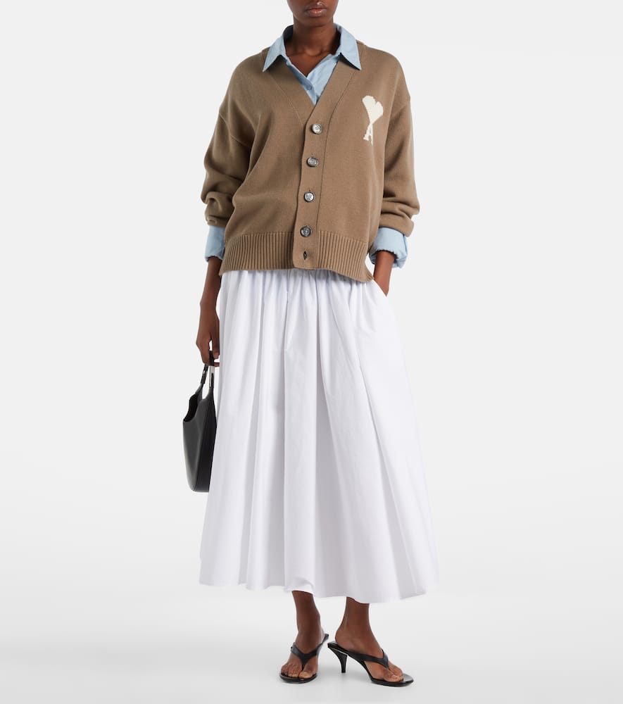 Ami de Caur wool and cotton cardigan