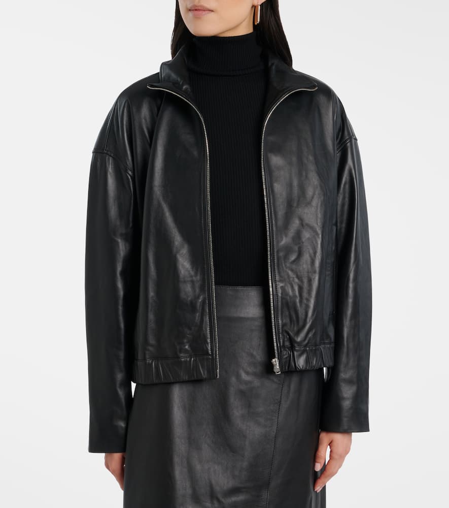 Leather jacket