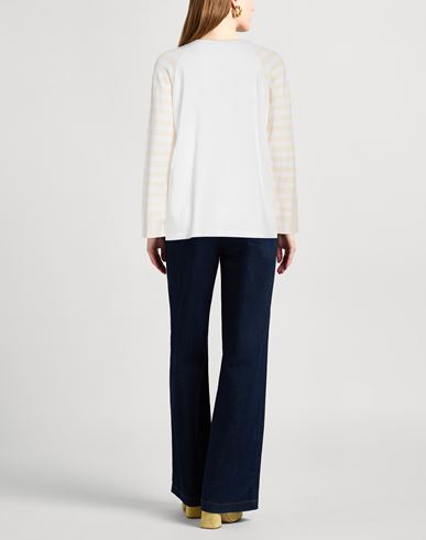 Liviana Conti Woman Sweater Ivory Size 6 Viscose, Polyamide