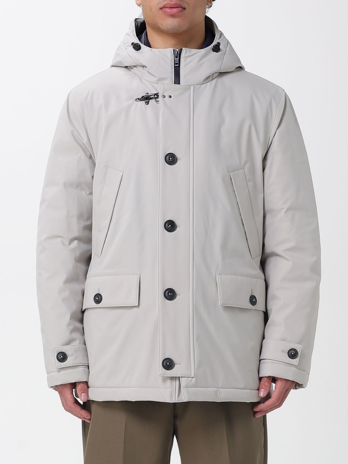 Coat Men color Ice