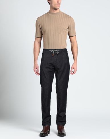 Man Pants Blue Size 30 Cotton, Cashmere, Elastane