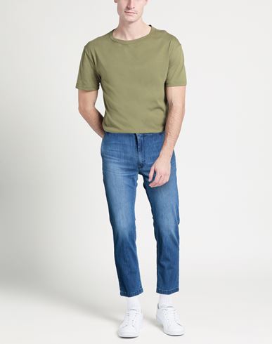 Man Jeans Blue Size 32 Cotton, Elastane