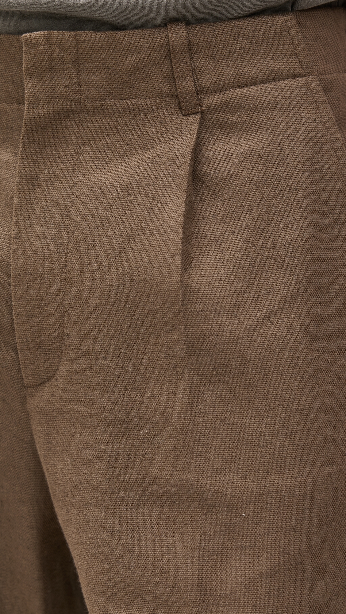 Our Legacy Borrowed Shorts Tobacco Draping Canvas