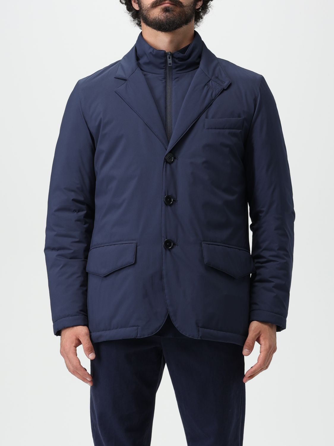 Jacket Men color Blue