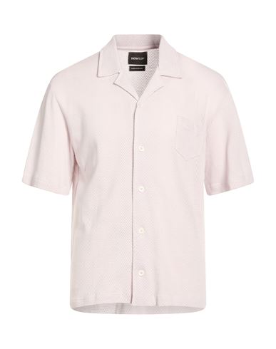 Man Shirt Light pink Size S Cotton
