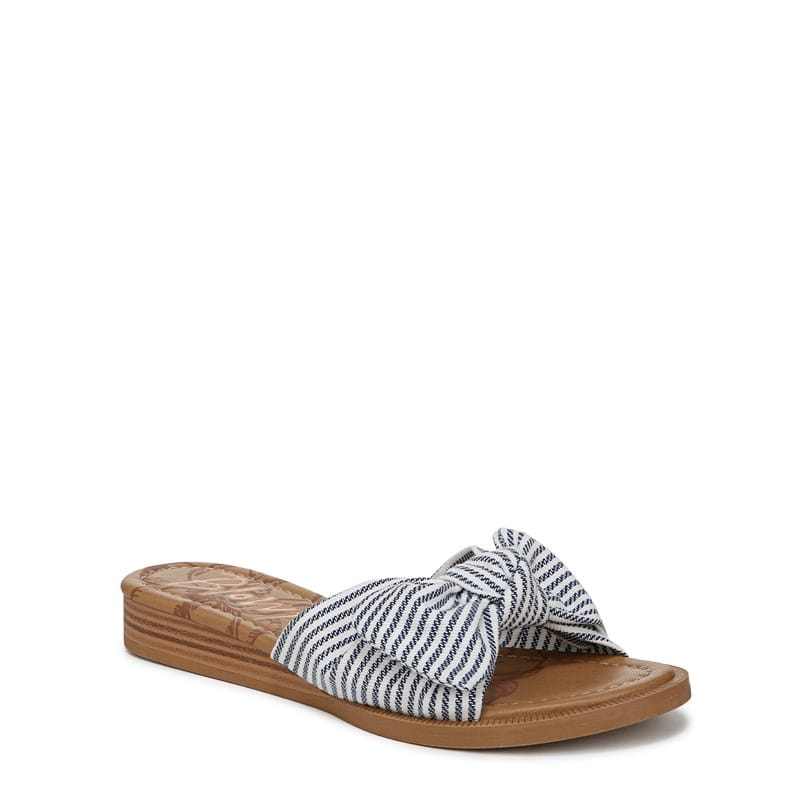 Women's Analee Casual Sandals (Blue/White/Stripe)