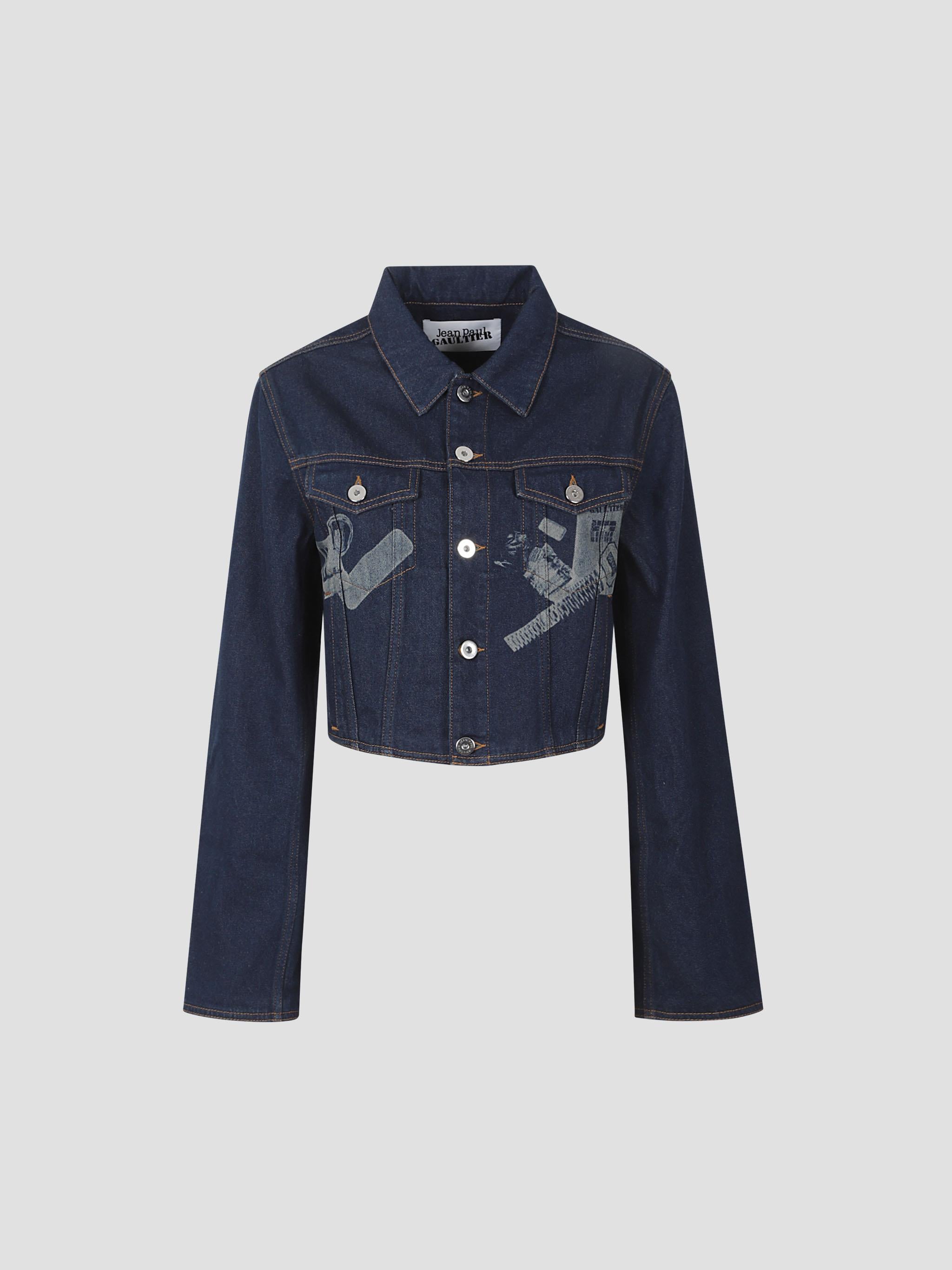 Mini Trompe L'Oeil Print Jacket
