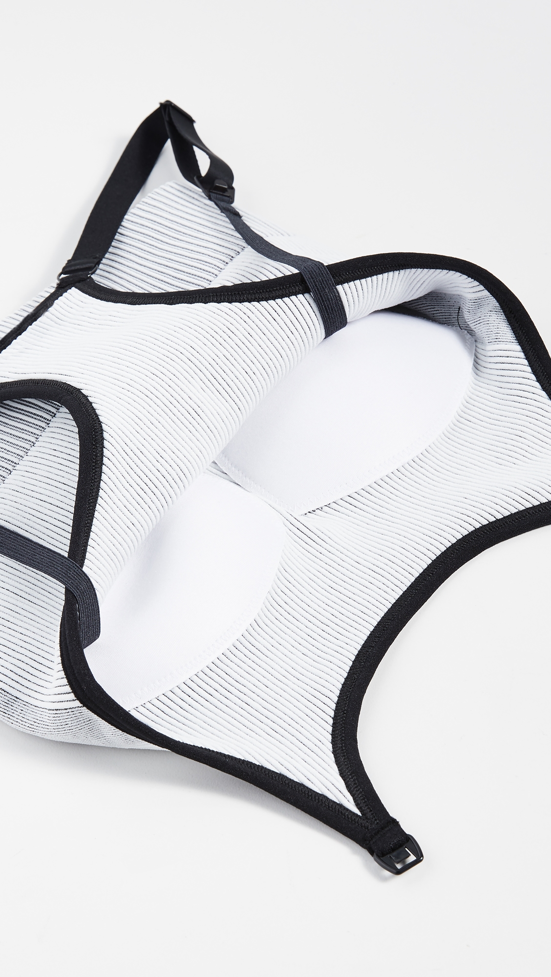 Active Seamless Nursing Bra Black/White Combo