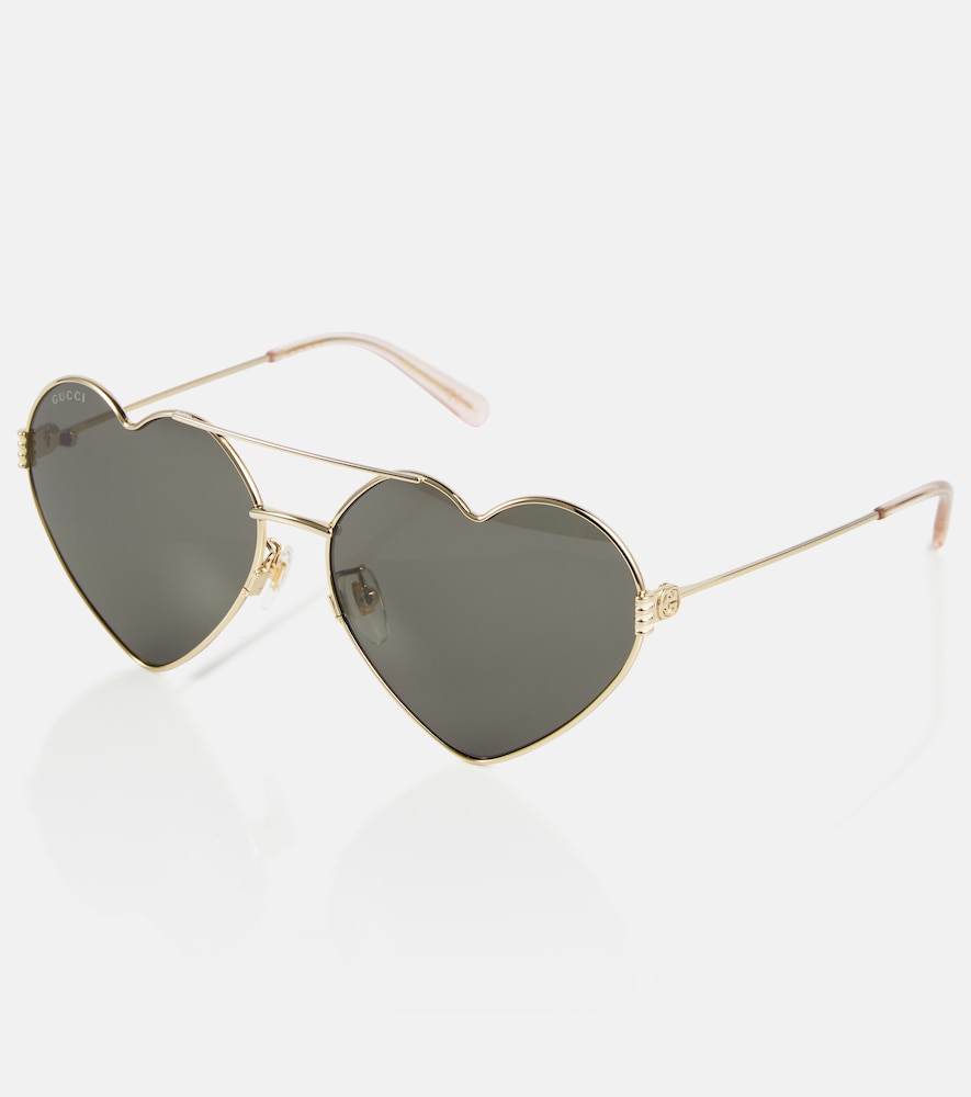Heart-shaped sunglasses