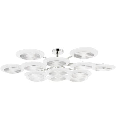 Corbett Topaz 13-Light Transitional Chandelier in Polished Nicke
