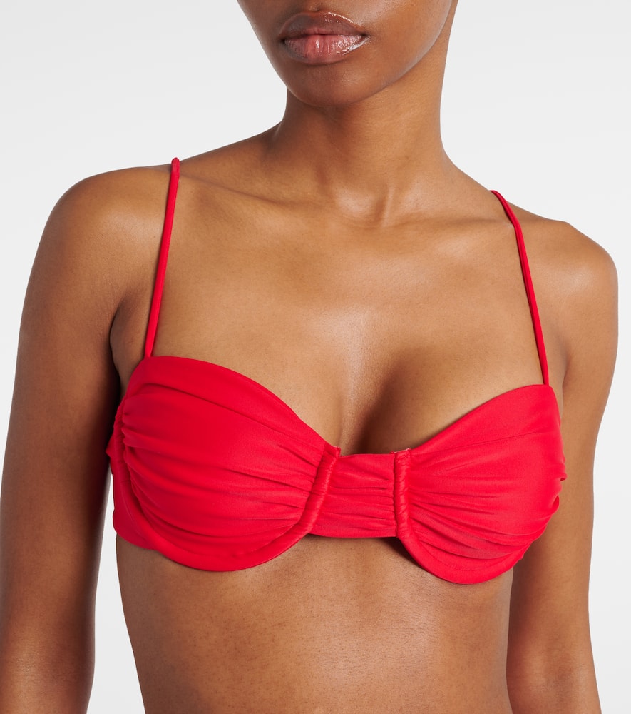 Mia ruched bikini top
