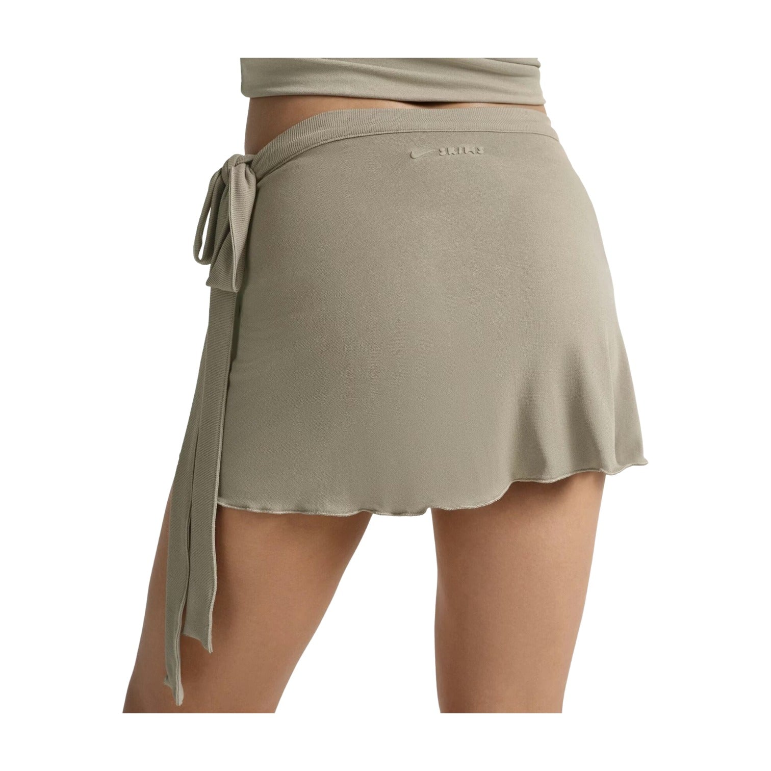 (WMNS) x SKIMS Stretch Knit Wrap Skirt 'Dune'
