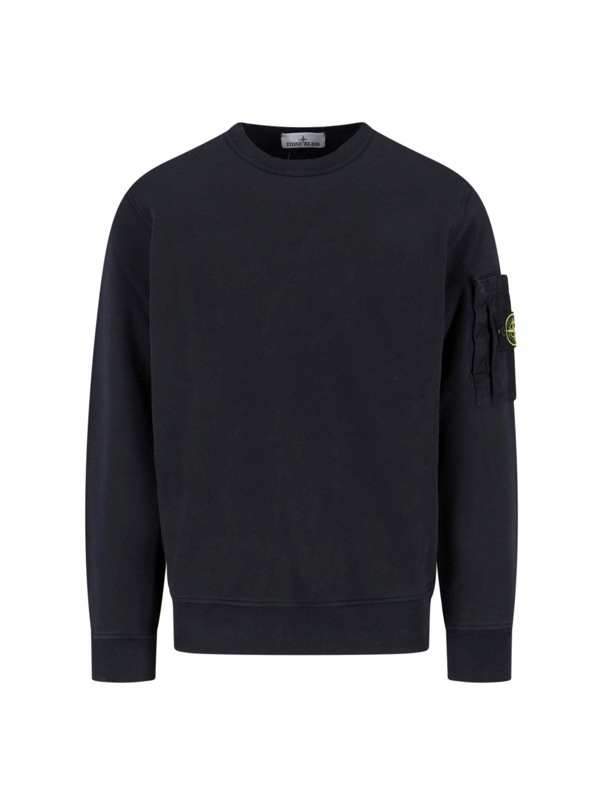 Men's Cotton Ripstop Patch Pocket Zip-Up Style Sweatshirt with Elastic Ribbed Neckline, Cuffs & Hem (Mini Pocket)