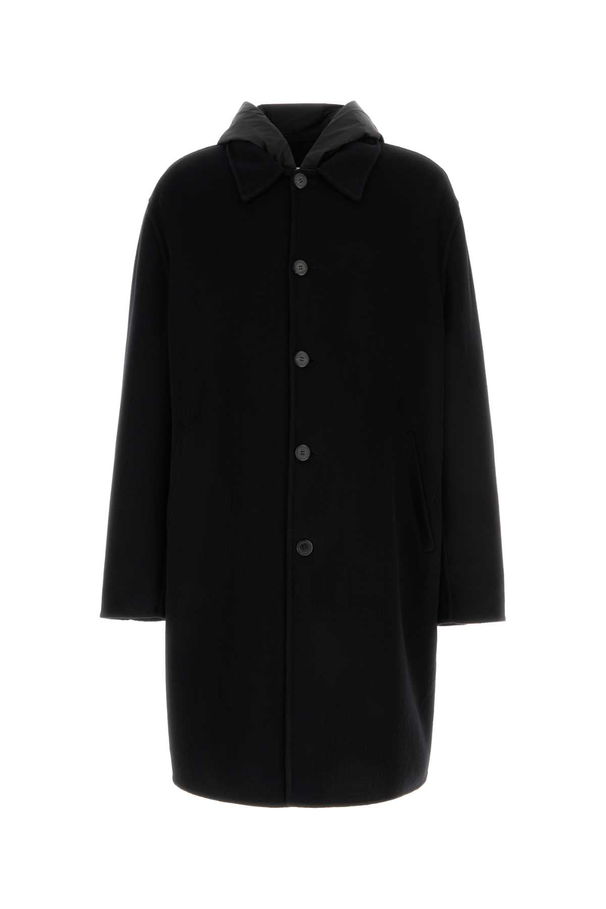 Cashmere Coat — Black